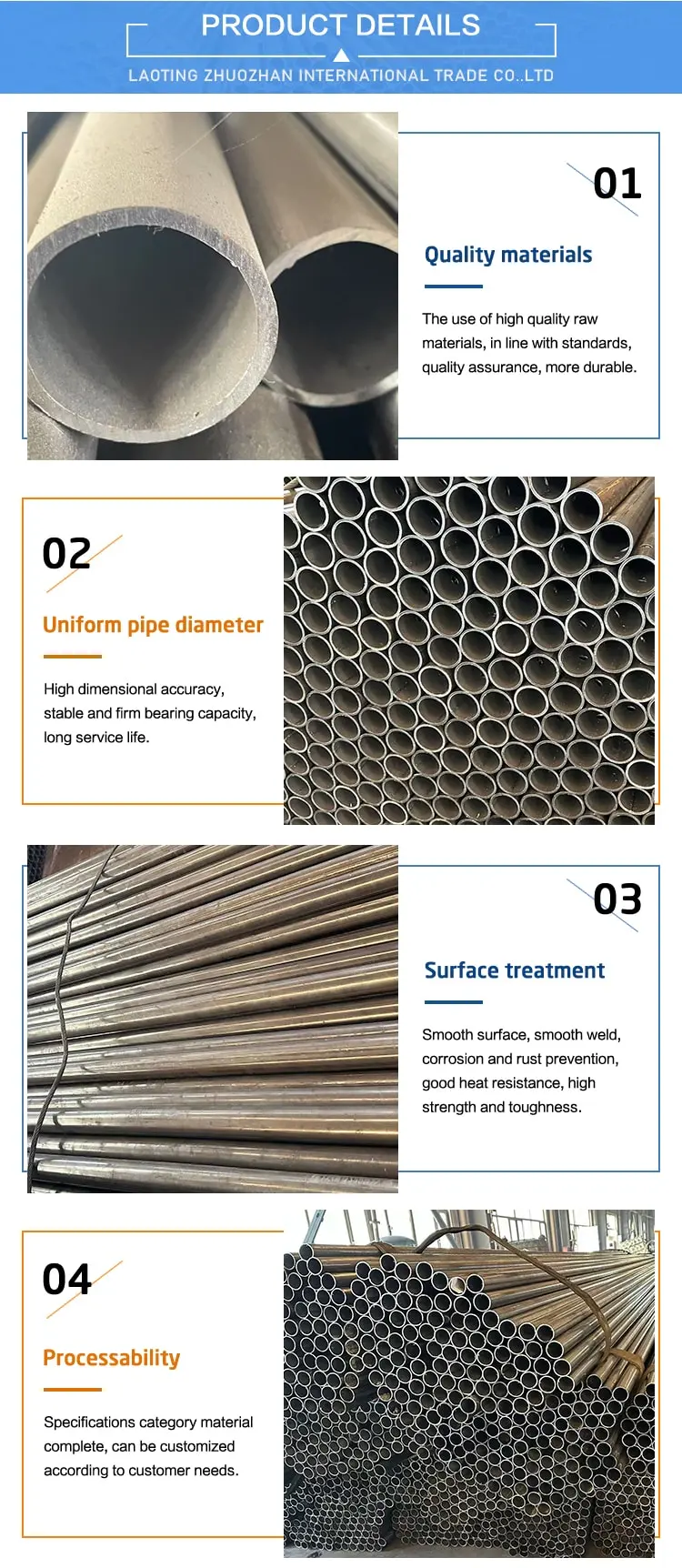 Multi-Functional Steel Pipe A Staple for Diverse Engineering Projects detail (1)