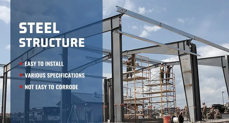 Sturdy and Superior High-strength Steel Structure Building Frame detail (1)
