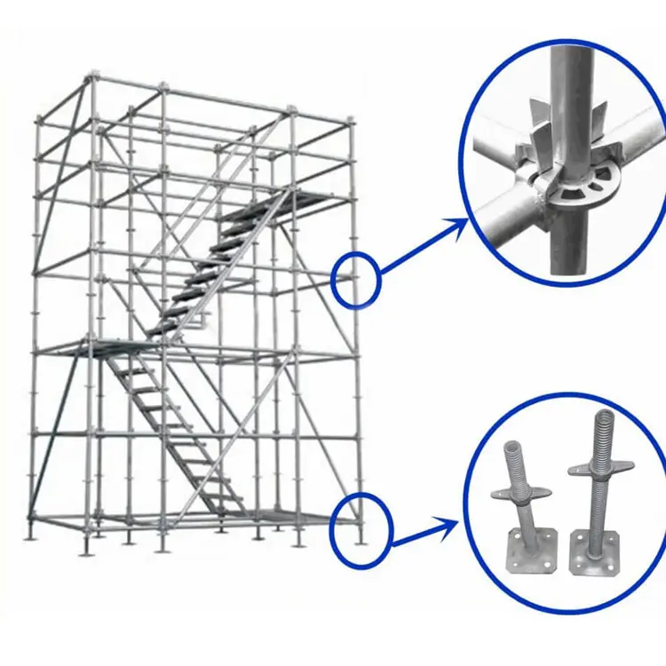 Reusable hydraulic ringlock scaffolding for Slab Shoring