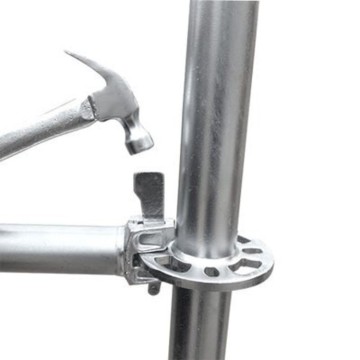Ring lock bracket system: working frame and support frame