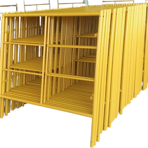 Movable High Load-Bearing Galvanized Q235 Steel Door Type Heavy-Duty H Frame Scaffolding 5x5 Frame Scaffolding for Sale
