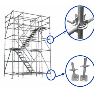 Eco-Friendly Ringlock Scaffolding System with 95% Recyclable Steel